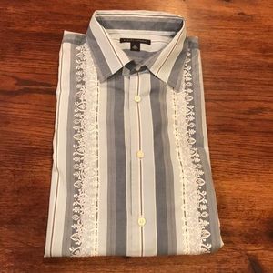 Banana Republic Short-Sleeved Button Down Oxford